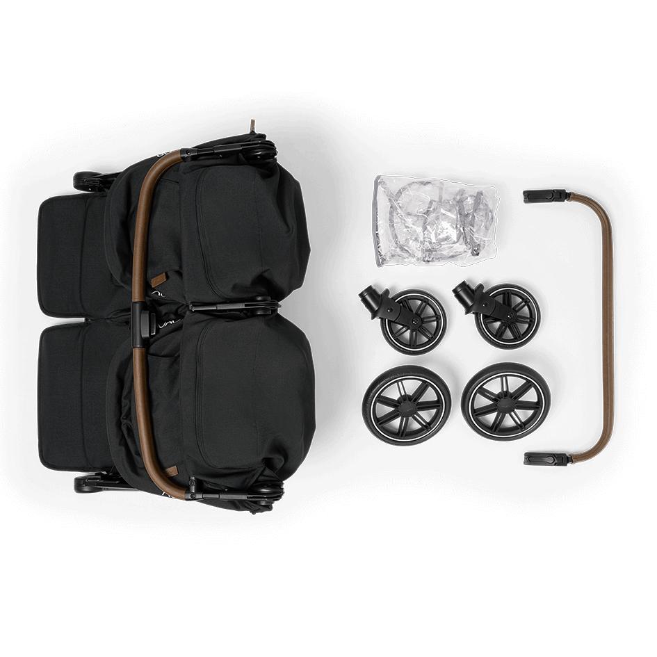 nuna double travel stroller - Everything included