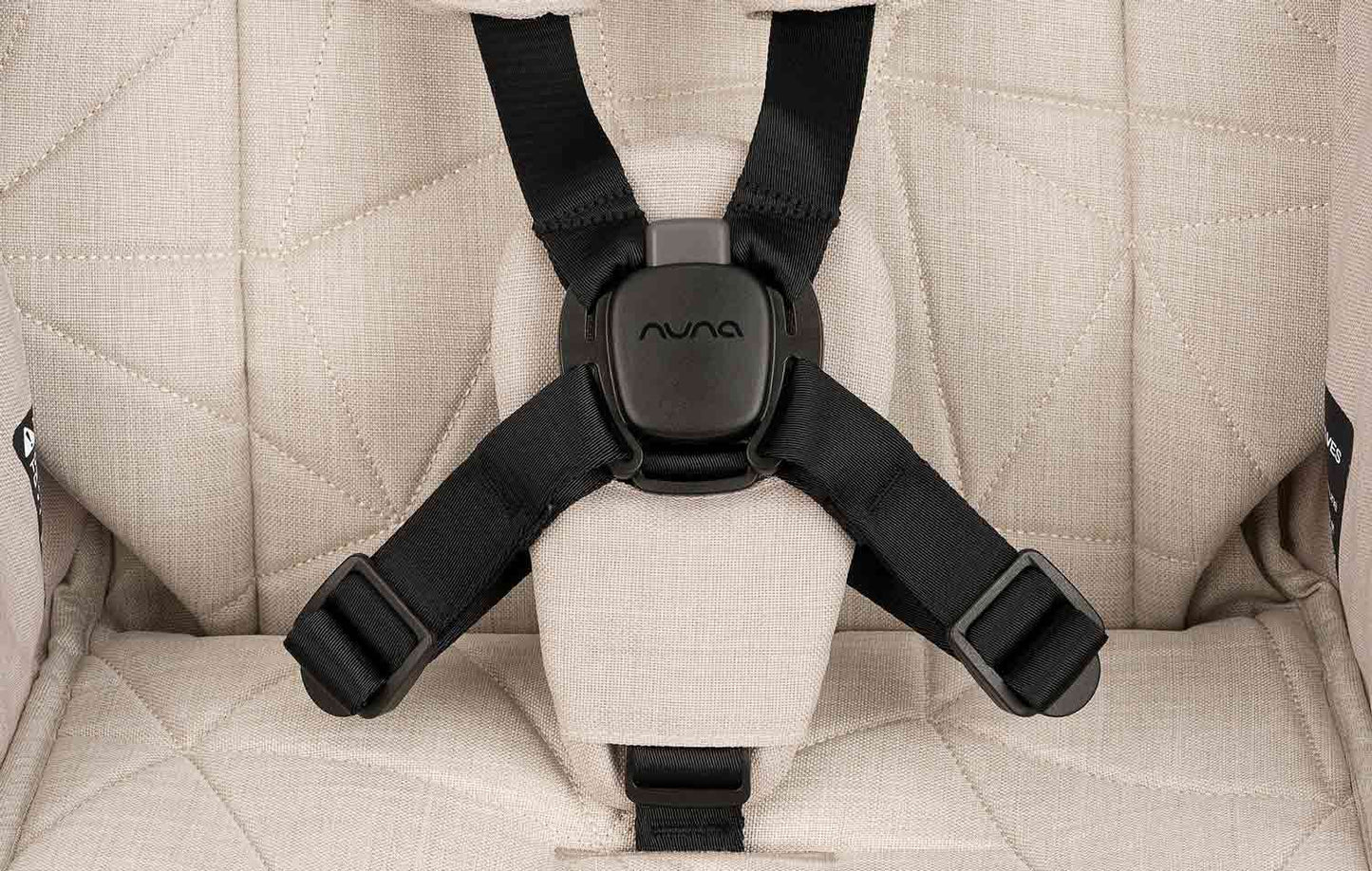 BMW x Nuna TRVL lx Stroller 5 point safety harness 