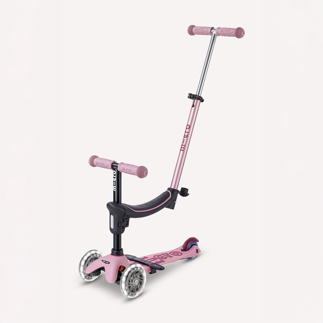 Micro Kickboard Mini Rock & Go LED - Dusty Rose