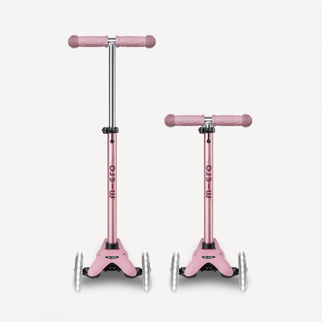 Micro Kickboard Mini Rock & Go LED - Dusty Rose