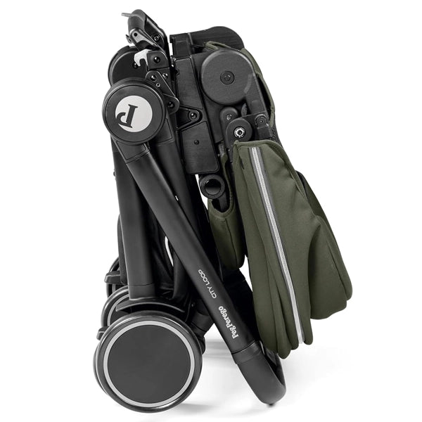 Peg Perego City Loop Frame + Seat Complete Stroller Folded