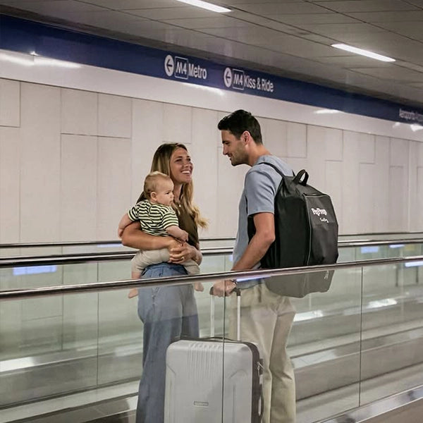 Peg Perego Volo Travel Stroller in Travel Bag with Backpack Straps