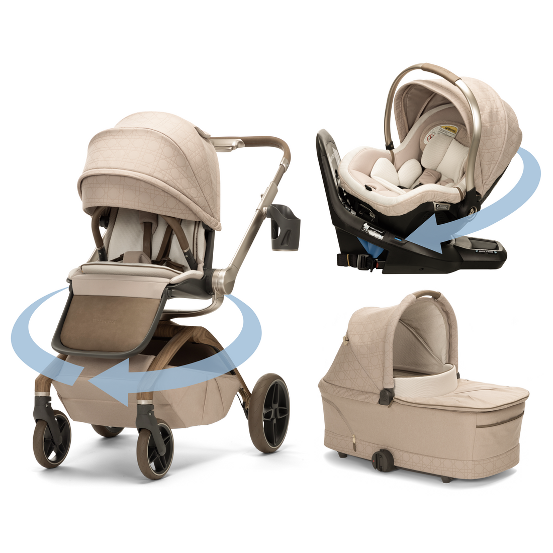 maxi cosi complete set Maxi-Cosi Tana + Peri + Bassinet Bundle - Kindred