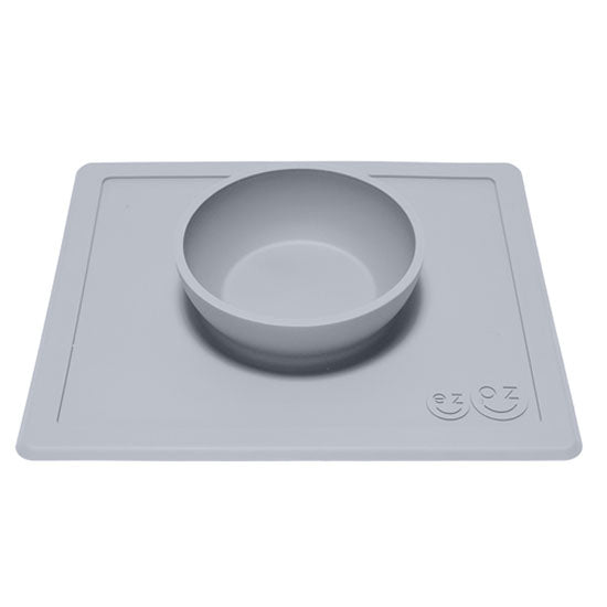 EZPZ Happy Bowl - Pewter-2