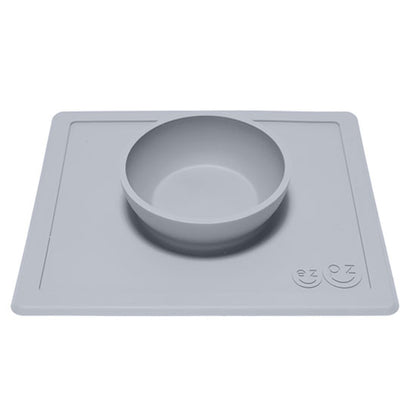 EZPZ Happy Bowl - Pewter-2
