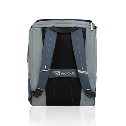 WAYB Pico Carry Bag for Pico Booster Car Seat Back View in Lagoon