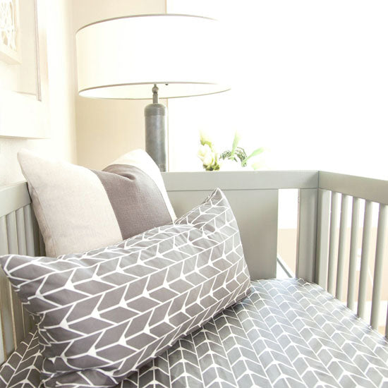 Oilo 12"x24" Finn Pillow - Charcoal-2