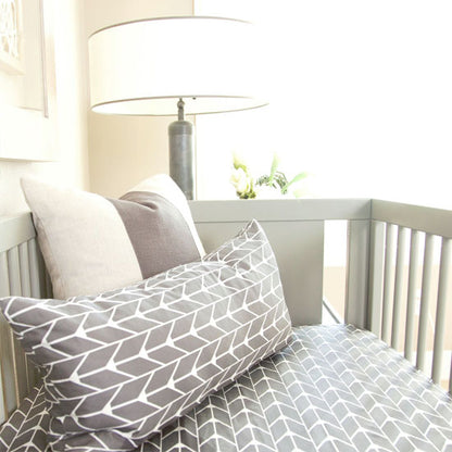 Oilo 12"x24" Finn Pillow - Charcoal-2
