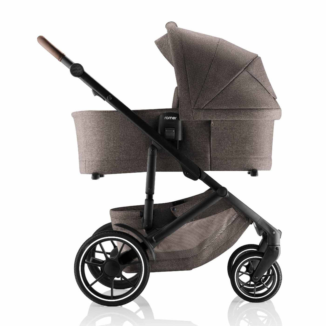Romer Sera Bassinet for Tura Stroller, Portable Baby Bassinet - Truffle