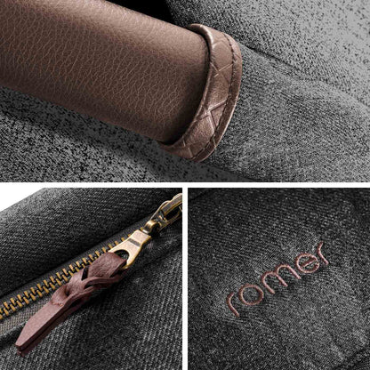 Romer Tura Stroller, Portable Toddler and Baby Stroller + Stroller Bassinet - Peppercorn