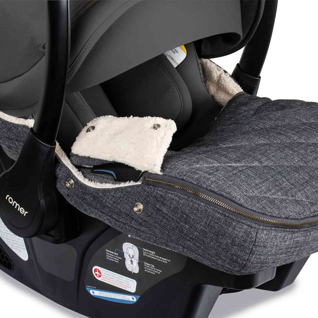 Romer® Winter Cover for Juni™ Infant Car Seat, Peppercorn