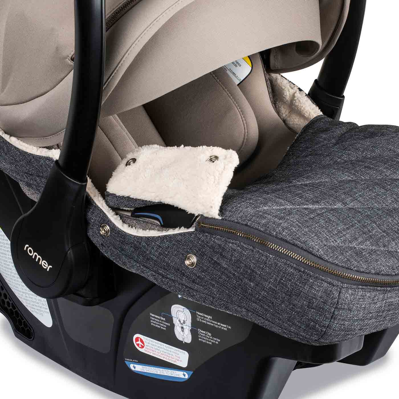 Romer® Winter Cover for Juni™ Infant Car Seat, Peppercorn