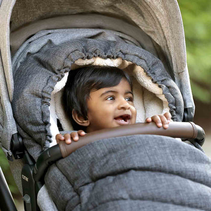 Romer® Winter Kit for Tura™ Stroller, Water-Resistant Footmuff and Mittens, Peppercorn