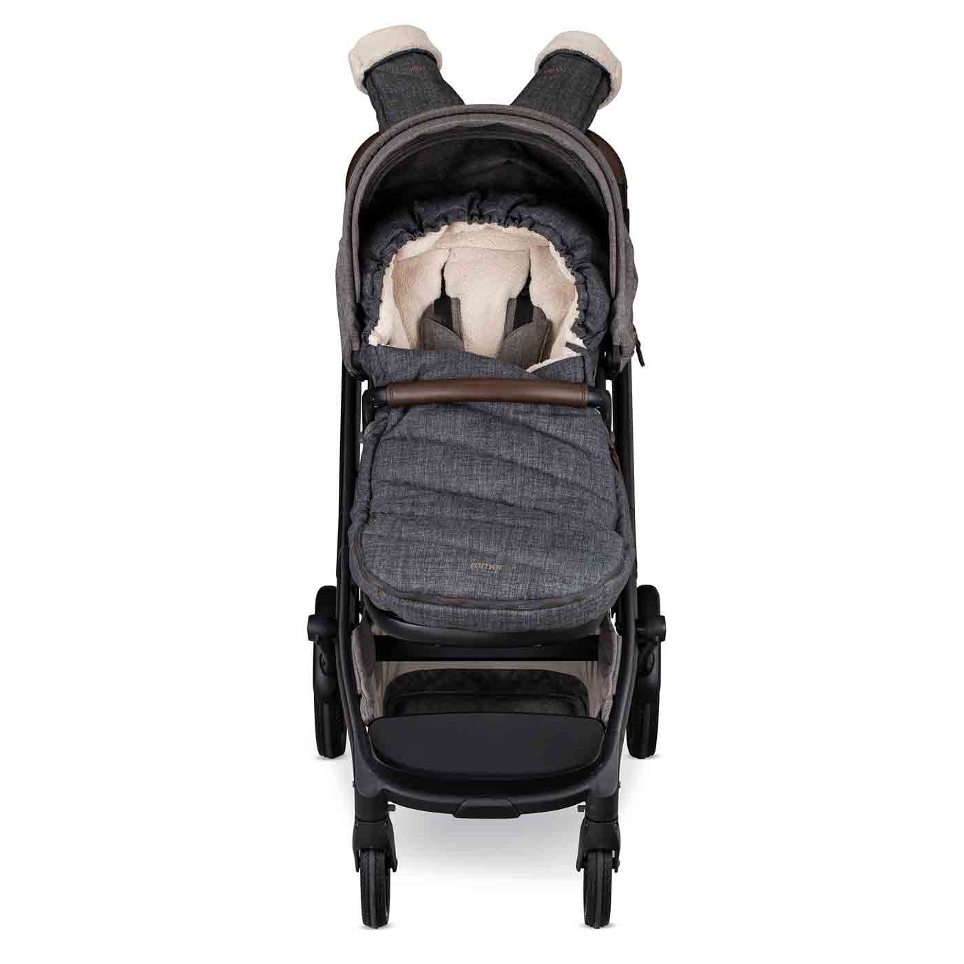 Romer® Winter Kit for Tura™ Stroller, Water-Resistant Footmuff and Mittens, Peppercorn