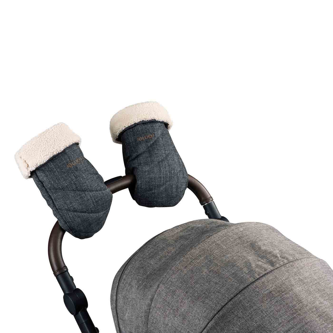 Romer® Winter Kit for Tura™ Stroller, Water-Resistant Footmuff and Mittens, Peppercorn