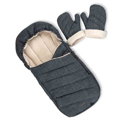 Romer® Winter Kit for Tura™ Stroller, Water-Resistant Footmuff and Mittens, Peppercorn