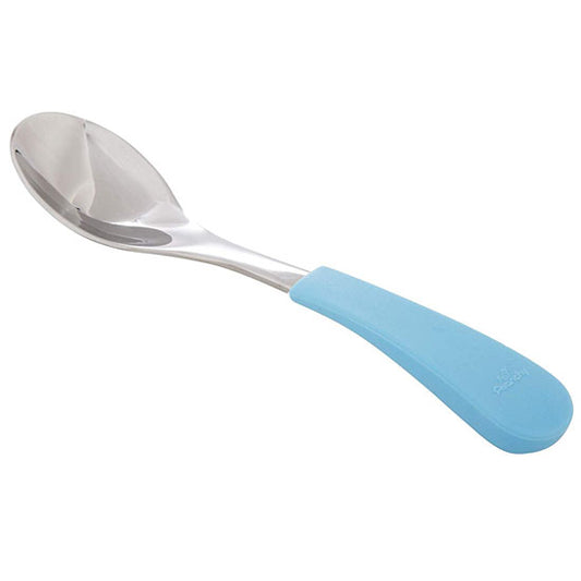 Avanchy Stainless Steel Baby Feeding Spoons (2 Pack) - Blue_thumb1