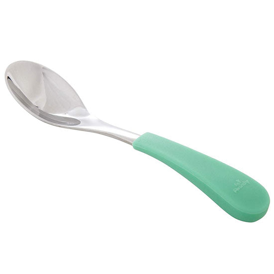 Avanchy Stainless Steel Baby Feeding Spoons (2 Pack) - Green_thumb1