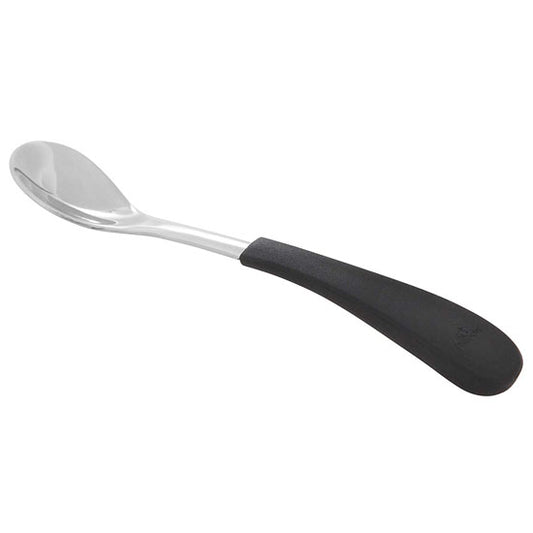 Avanchy Stainless Steel Infant Feeding Spoons (2 Pack) - Black_thumb1