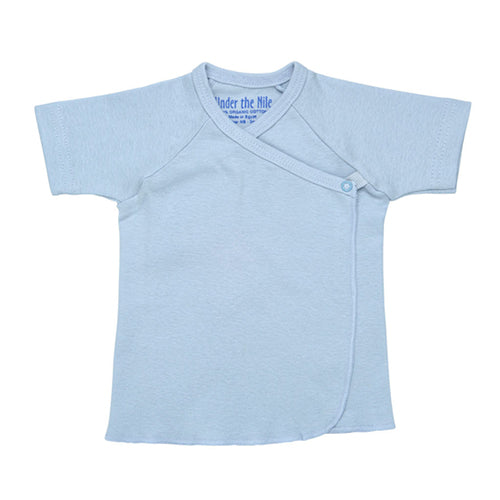 Under The Nile Short Sleeve T-Shirt - Ice Blue - 3-6 Months-1