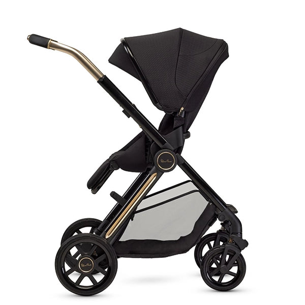 Silver Cross Reef 2 Stroller in Special Edition Espresso Reversible Seat Parent Facing