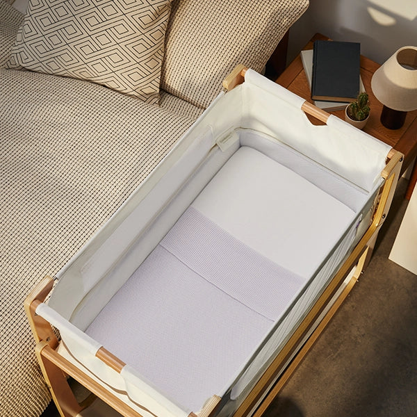 Snuz SnuzPod4 3 Piece Bedding Set in White Lifestyle