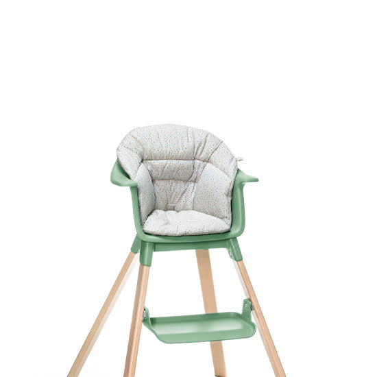 Stokke Clikk High Chair Cushion  - Grey Sprinkles is a great baby registry gift.