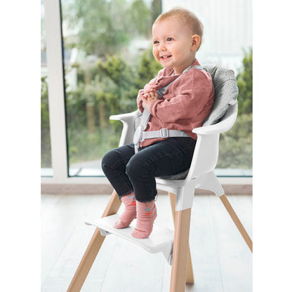 Stokke Clikk High Chair Cushion  - Grey Sprinkles ships for free