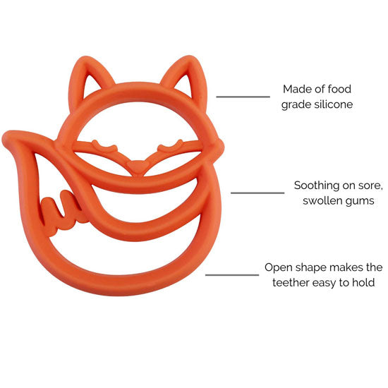 Itzy Ritzy Silicone Baby Teether - Fox_thumb3