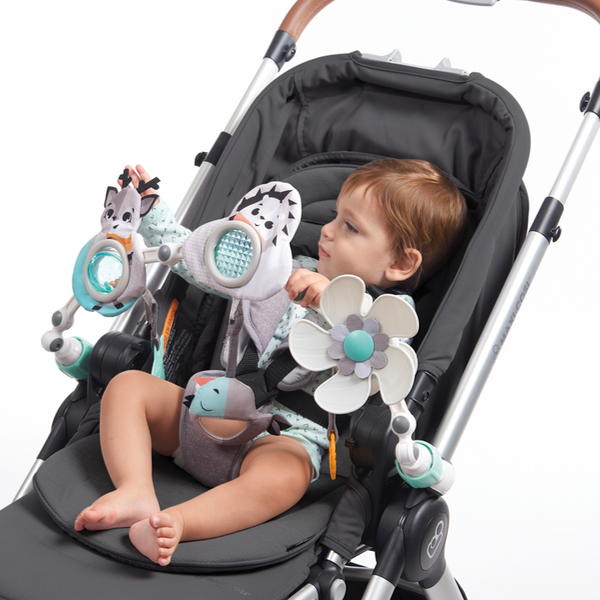
Tiny Love Magical Tales Black & White Stroller Arch is a must-have registry item