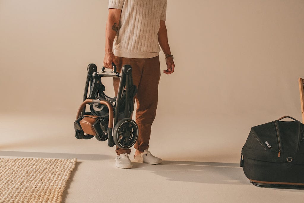 Maeve small flex + Roscoe pet stroller