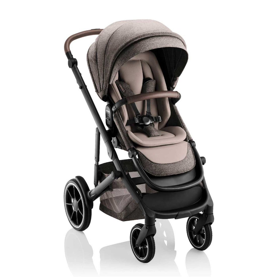 Romer Tura Stroller, Portable Toddler and Baby Stroller - Truffle