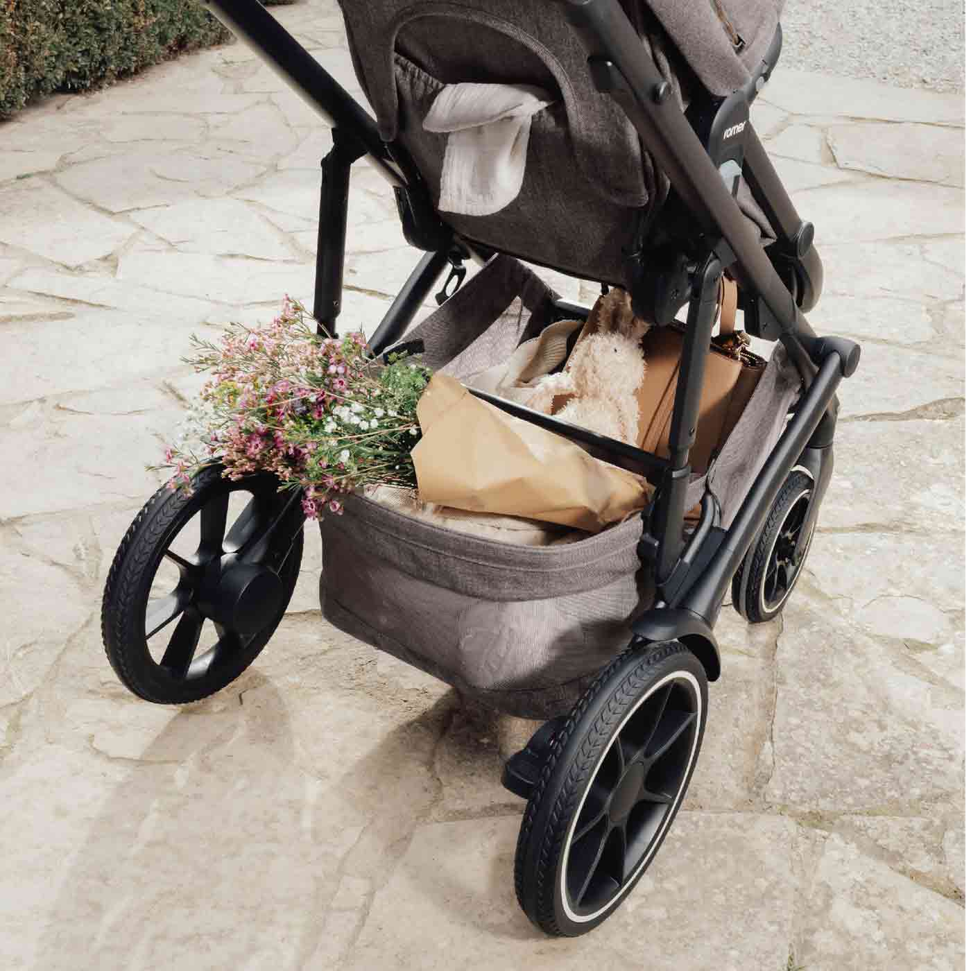Romer Tura Stroller, Portable Toddler and Baby Stroller - Truffle