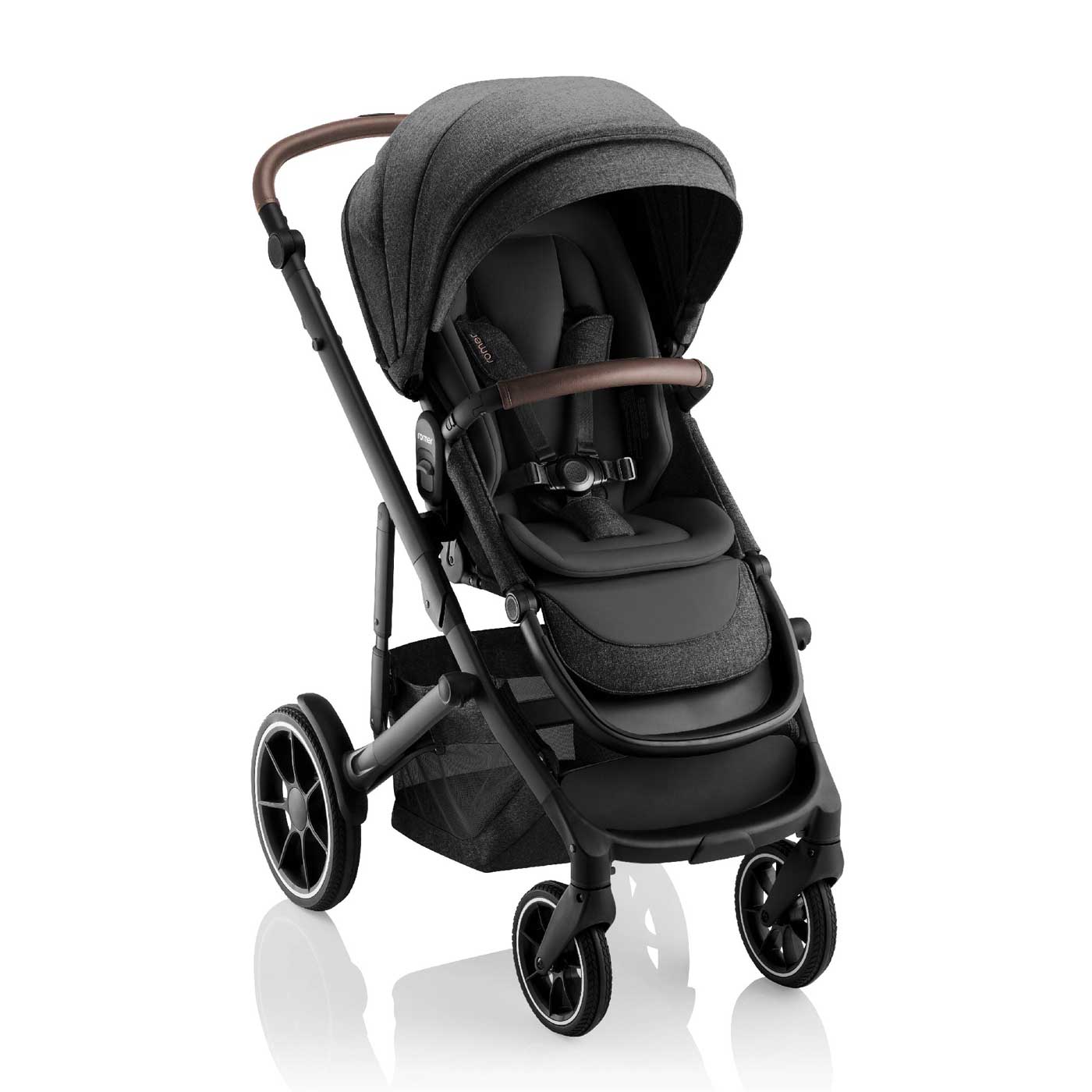 Romer Tura Stroller, Portable Toddler and Baby Stroller - Peppercorn