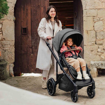 Romer Tura Stroller, Portable Toddler and Baby Stroller - Peppercorn