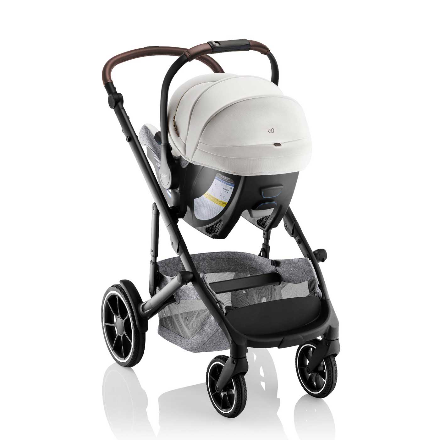 Romer Tura Stroller, Portable Toddler and Baby Stroller - Pearl