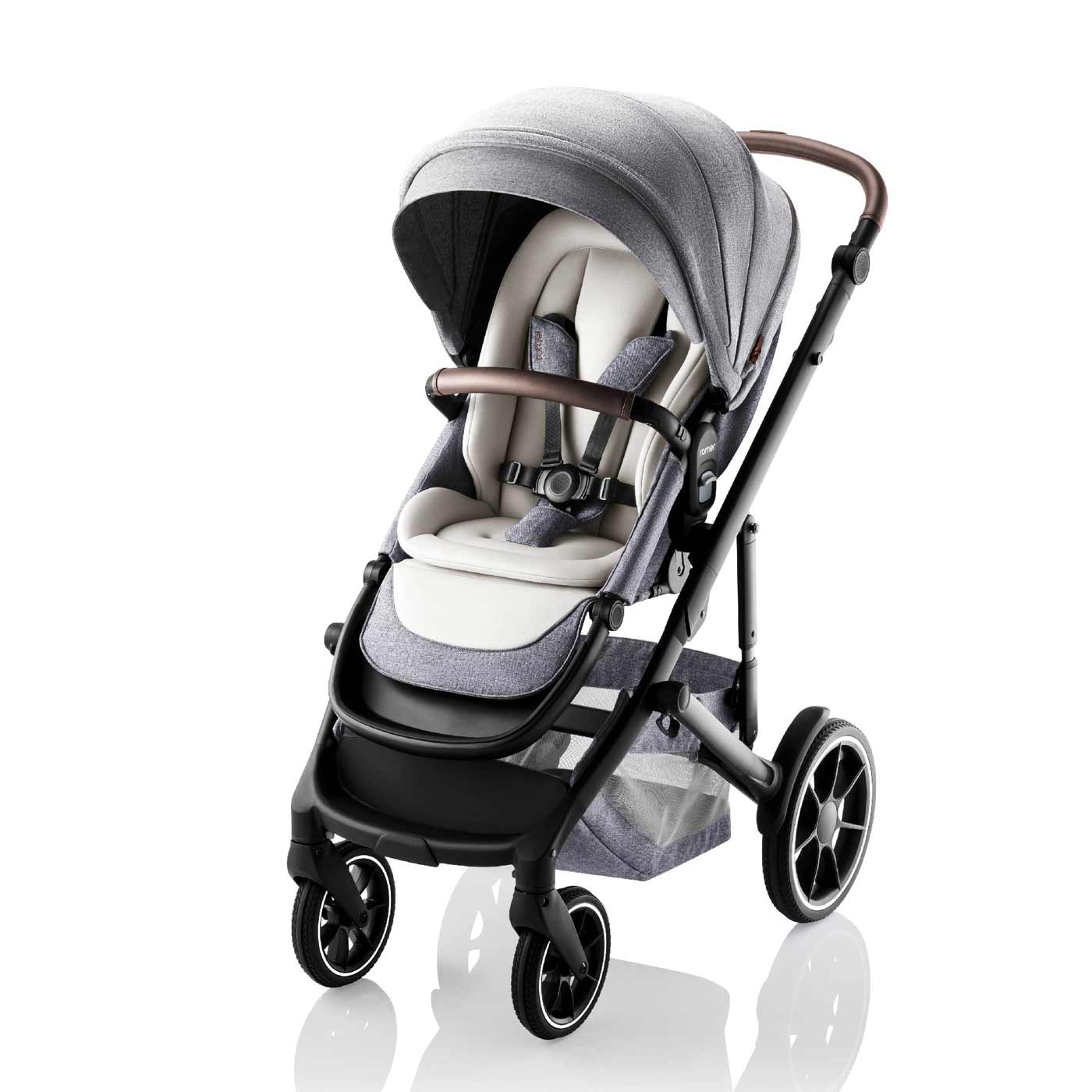 Romer Tura Stroller, Portable Toddler and Baby Stroller - Pearl
