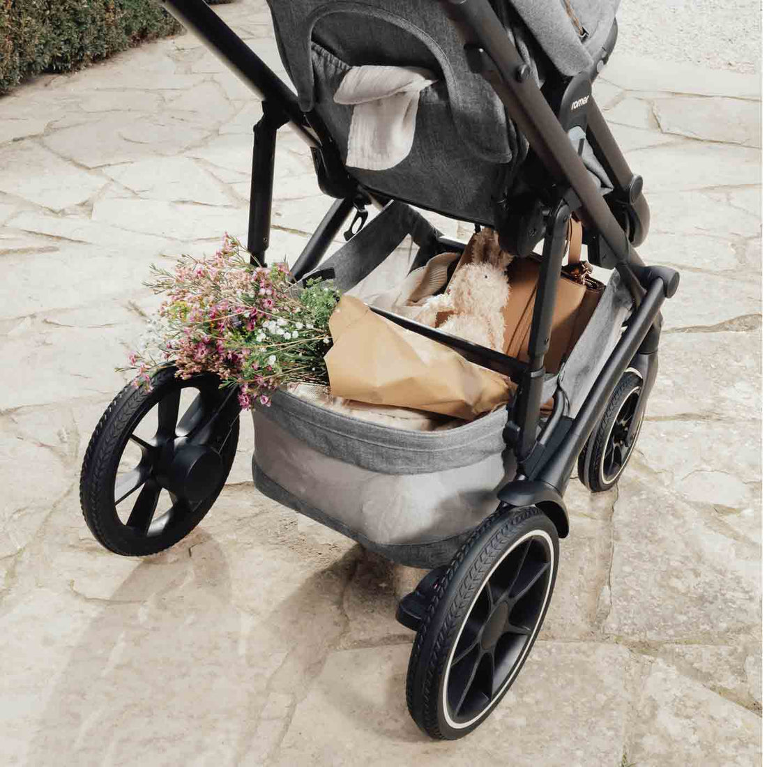 Romer Tura Stroller, Portable Toddler and Baby Stroller - Pearl