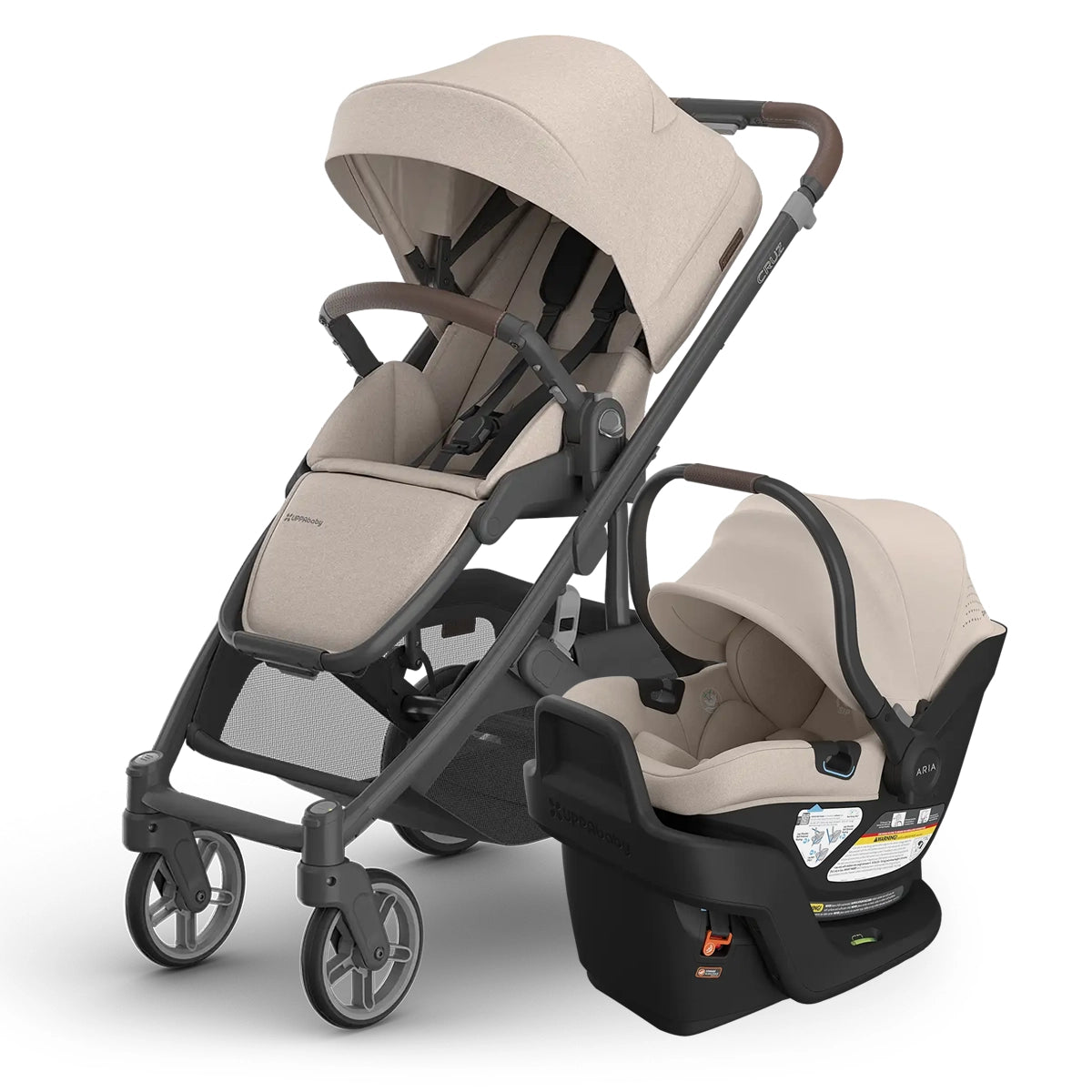 Uppababy Cruz V3 + Aria V2 Travel System