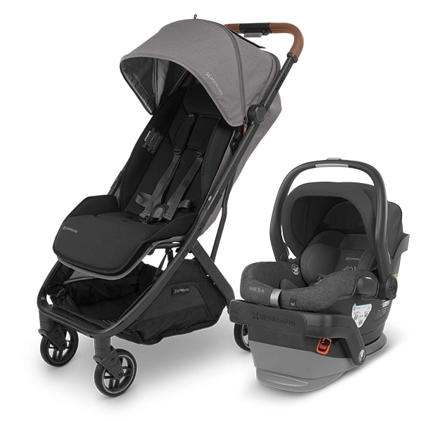 UPPAbaby MINU V3 Travel Stroller with Mesa V2 Infant Car Seat