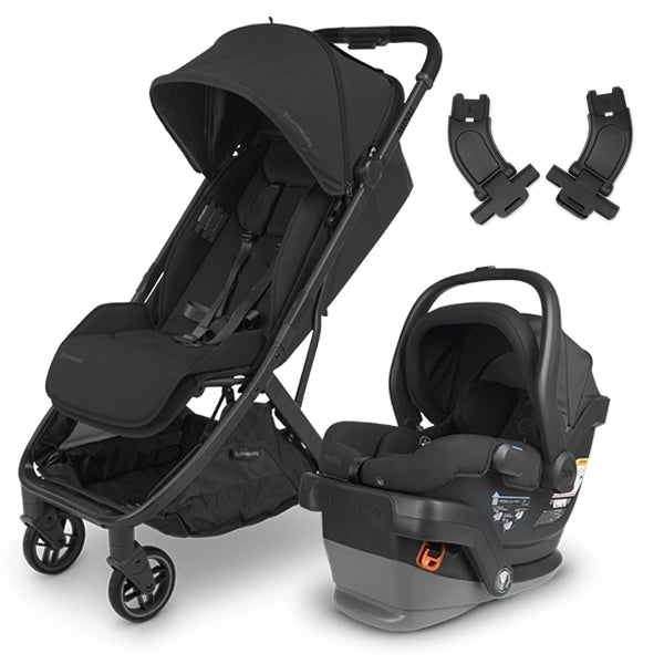 UPPAbaby Minu V3 Travel System with Mesa V2 (includes free adapters)