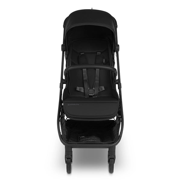 UPPAbaby Bumper Bar in Black for Minu V3 Stroller Front View of Jake