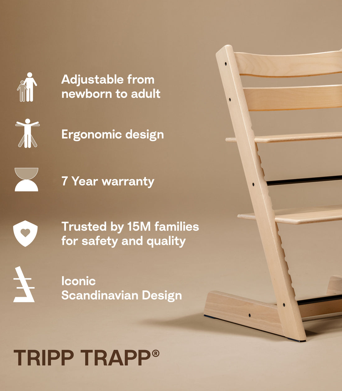 Stokke Tripp Trapp 2 Highchair with Cushion and Tray