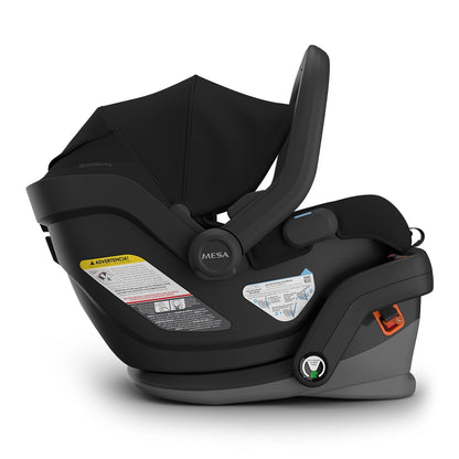 Uppababy Mesa V3 Side Photo on Car Seat Base in New Color James