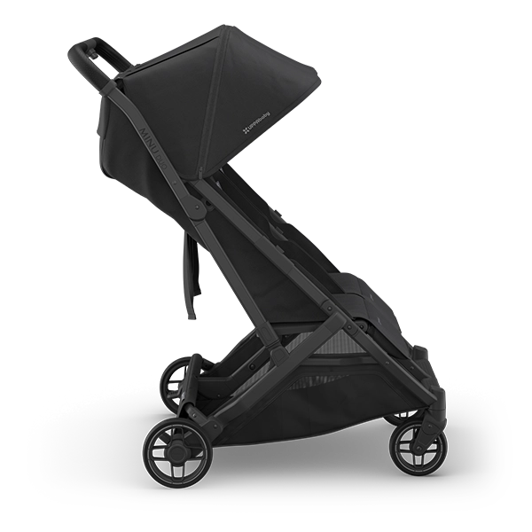 Uppababy Minu Duo Side-by-Side Compact Double Stroller in Jake Profile View