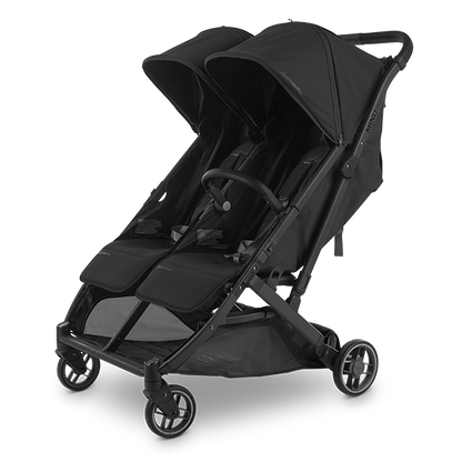 Uppababy  Minu Duo Side-by-Side Compact Double Stroller in Jake with Bumper Bar Sold Separately