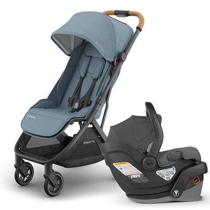 Uppababy Minu V3 in Dillan with Mesa V2 in Greyson Travel System