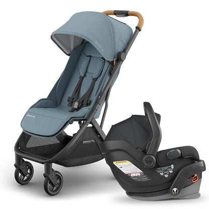 Uppababy Minu V3 in Dillan with Mesa V2 in Jake Travel System