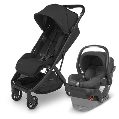 Uppababy Minu V3 in Jake with Mesa V2 in Greyson Travel System