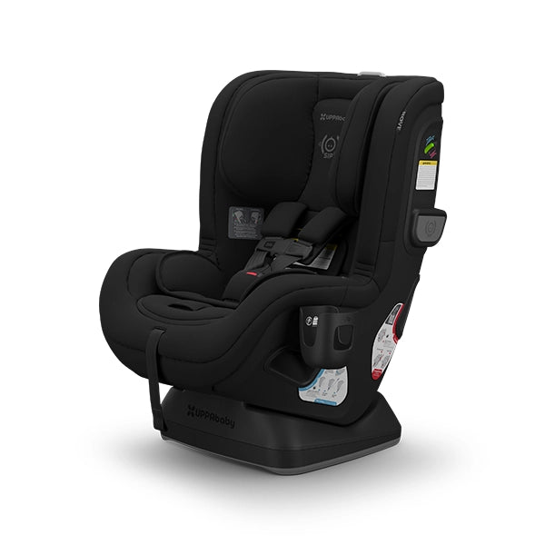 Uppababy Rove Fire Retardant Free Convertible Car Seat in Jake Quarter Turn